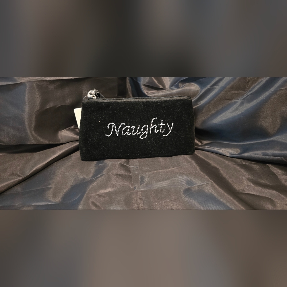 Black Velvet Naughty and Nice Clutch